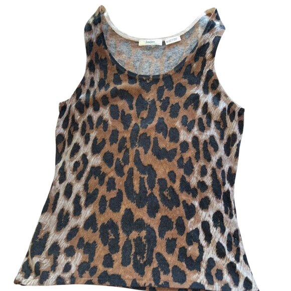 Neiman Marcus 100% Cashmere sleeveless sweater tank XL - Picture 1 of 3